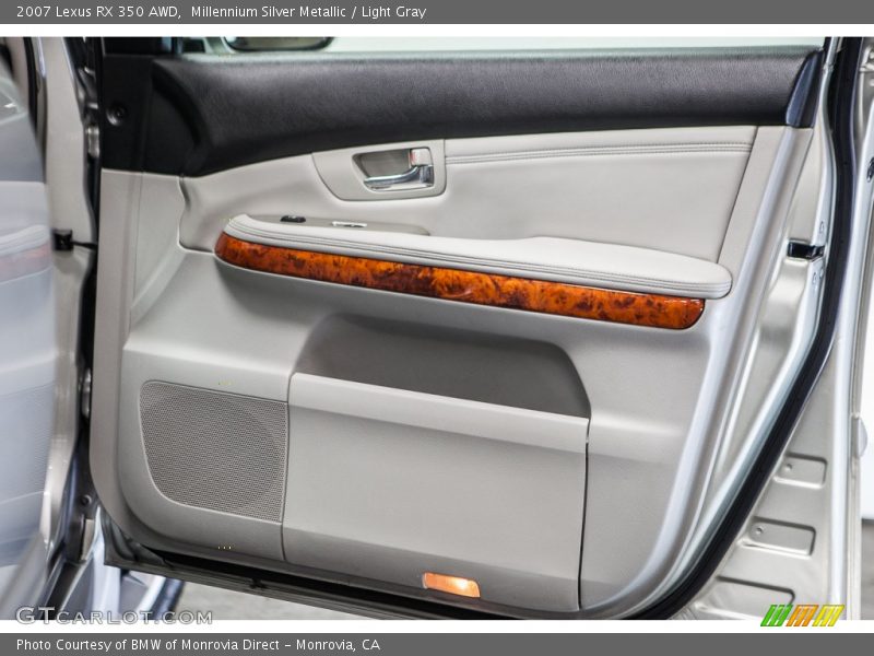 Millennium Silver Metallic / Light Gray 2007 Lexus RX 350 AWD