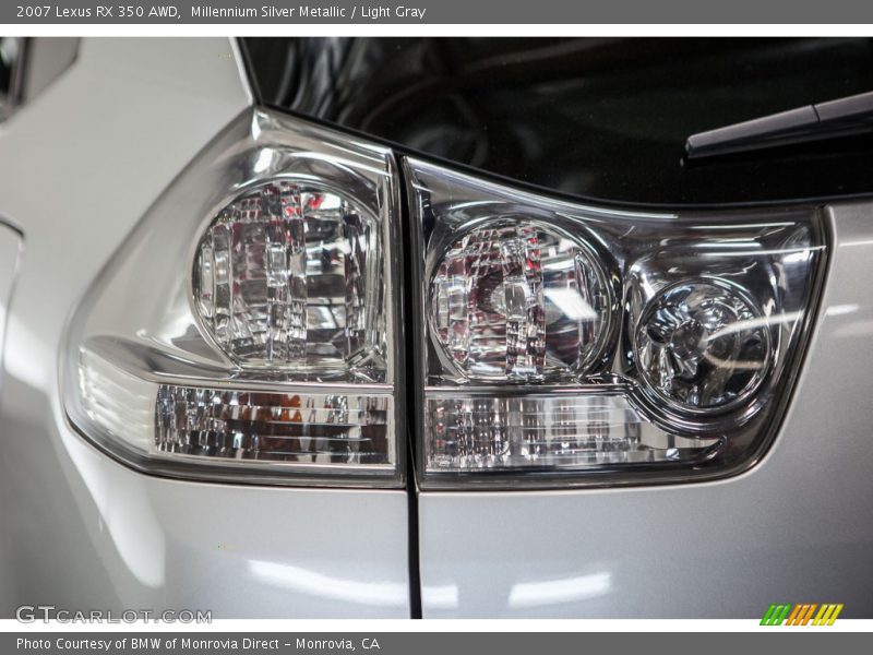 Millennium Silver Metallic / Light Gray 2007 Lexus RX 350 AWD
