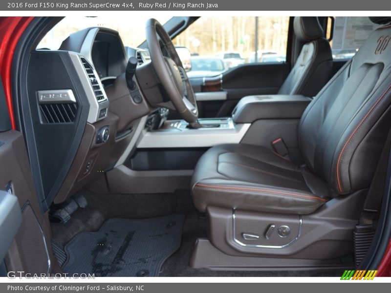  2016 F150 King Ranch SuperCrew 4x4 King Ranch Java Interior