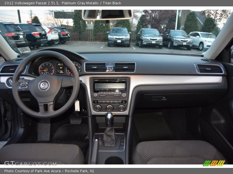 Platinum Gray Metallic / Titan Black 2012 Volkswagen Passat 2.5L S