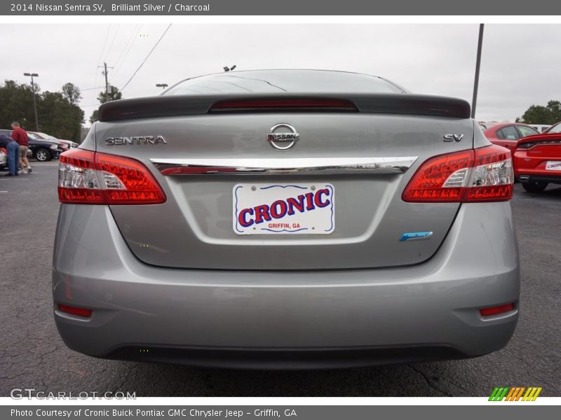 Brilliant Silver / Charcoal 2014 Nissan Sentra SV
