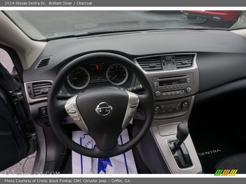 Brilliant Silver / Charcoal 2014 Nissan Sentra SV