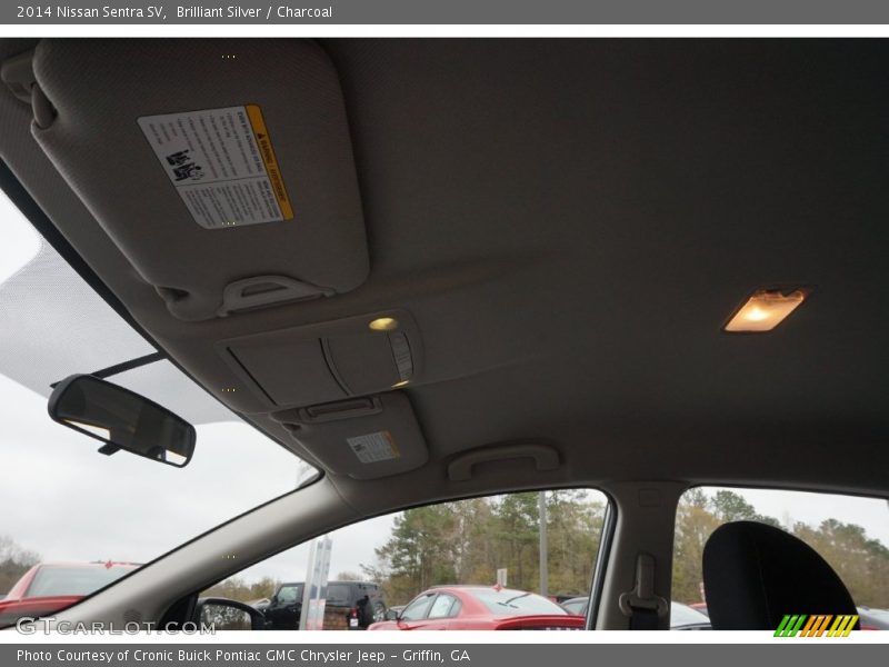 Brilliant Silver / Charcoal 2014 Nissan Sentra SV