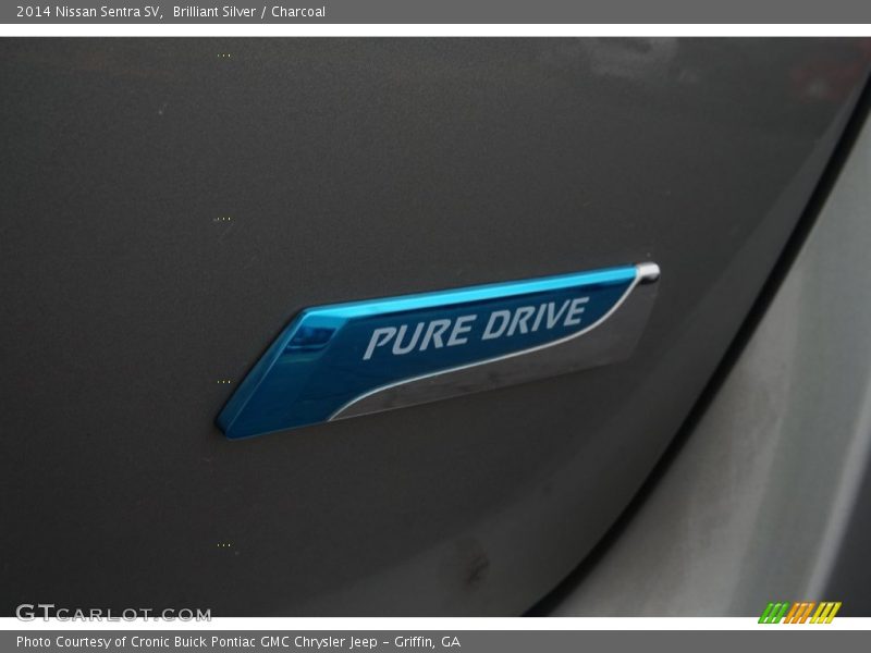 Brilliant Silver / Charcoal 2014 Nissan Sentra SV