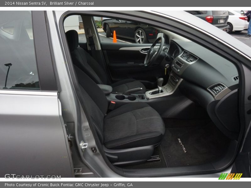 Brilliant Silver / Charcoal 2014 Nissan Sentra SV