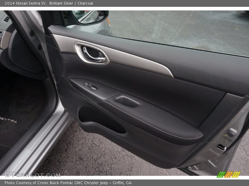 Brilliant Silver / Charcoal 2014 Nissan Sentra SV