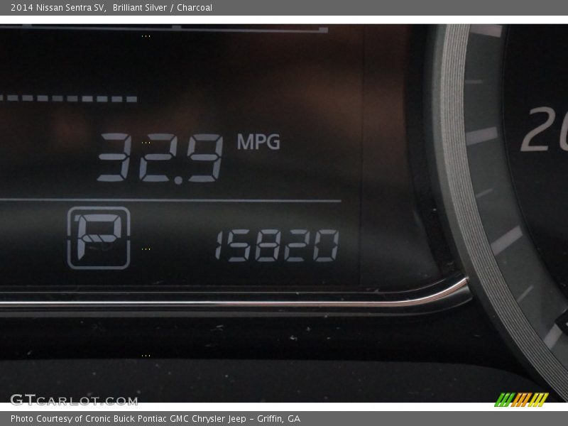 Brilliant Silver / Charcoal 2014 Nissan Sentra SV