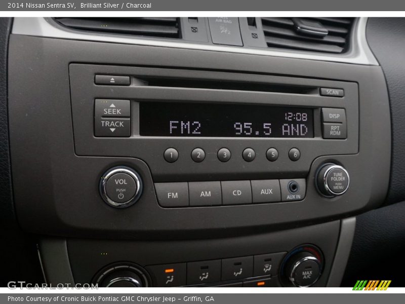 Brilliant Silver / Charcoal 2014 Nissan Sentra SV