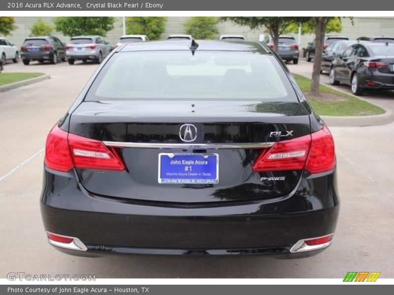 Crystal Black Pearl / Ebony 2016 Acura RLX Advance