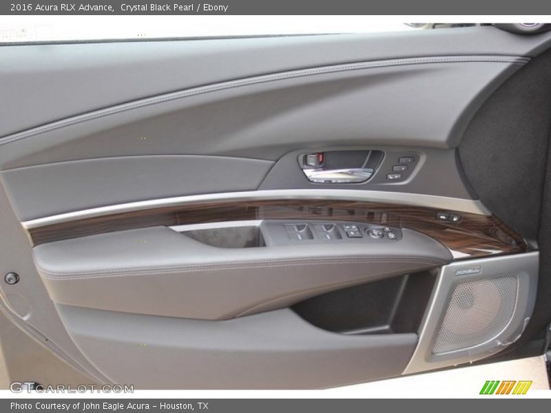 Crystal Black Pearl / Ebony 2016 Acura RLX Advance