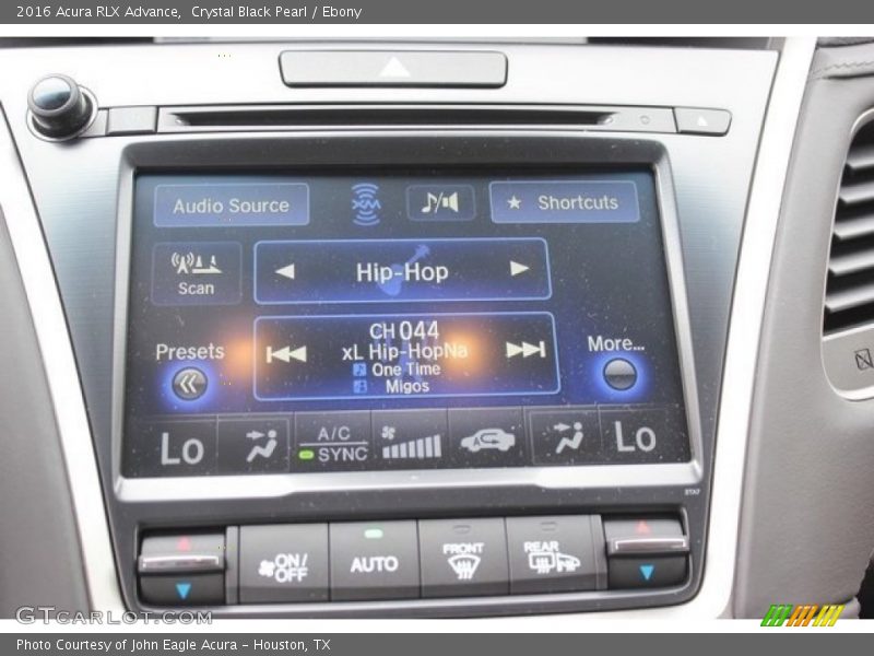 Crystal Black Pearl / Ebony 2016 Acura RLX Advance