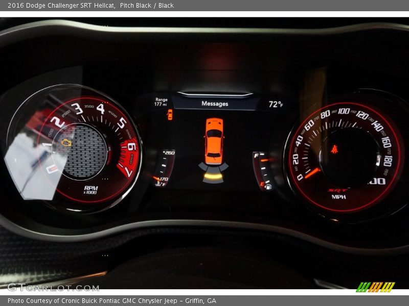  2016 Challenger SRT Hellcat SRT Hellcat Gauges