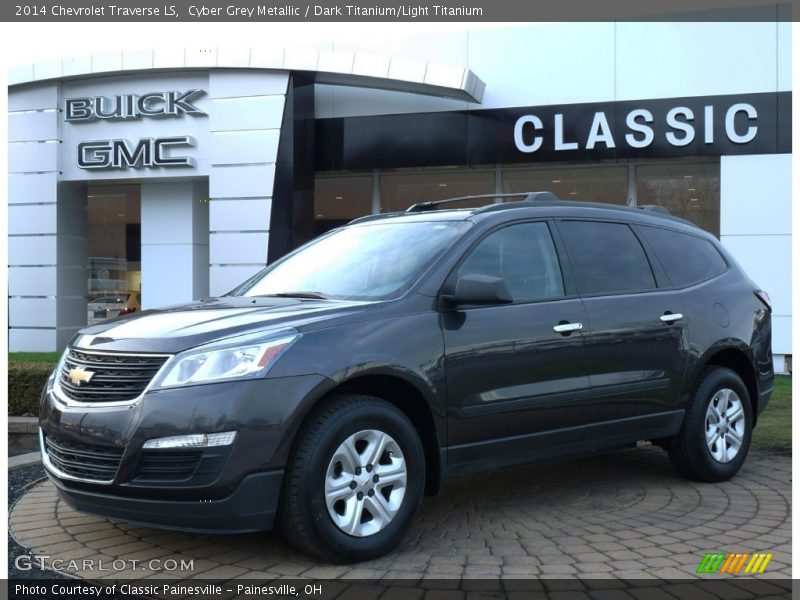 Cyber Grey Metallic / Dark Titanium/Light Titanium 2014 Chevrolet Traverse LS