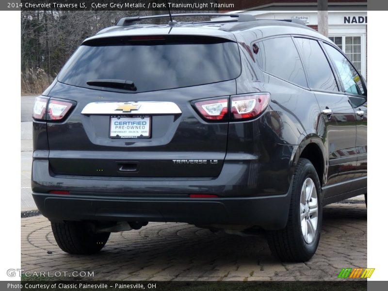 Cyber Grey Metallic / Dark Titanium/Light Titanium 2014 Chevrolet Traverse LS