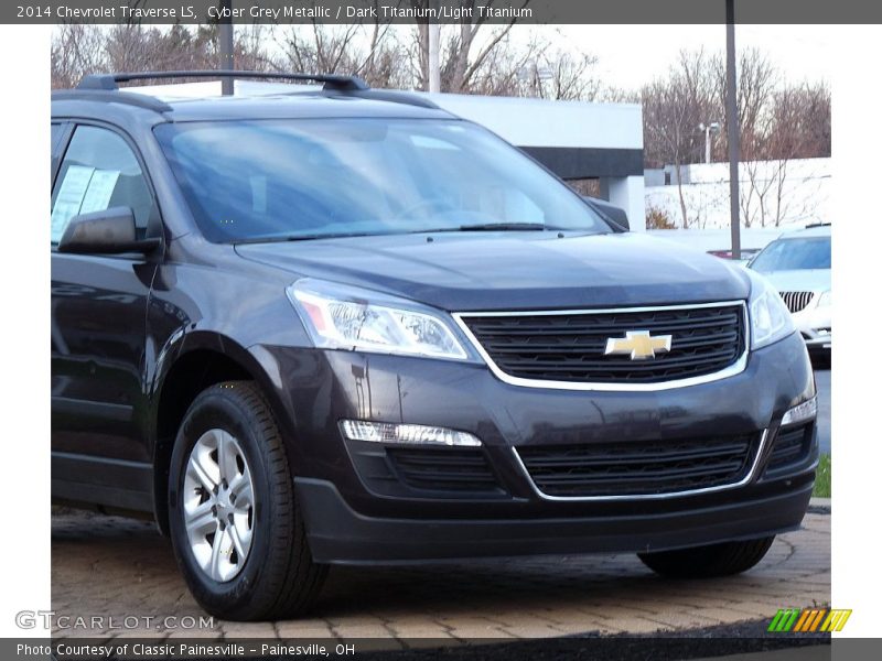 Cyber Grey Metallic / Dark Titanium/Light Titanium 2014 Chevrolet Traverse LS