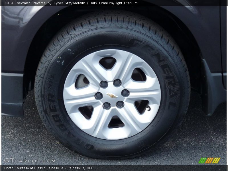 Cyber Grey Metallic / Dark Titanium/Light Titanium 2014 Chevrolet Traverse LS
