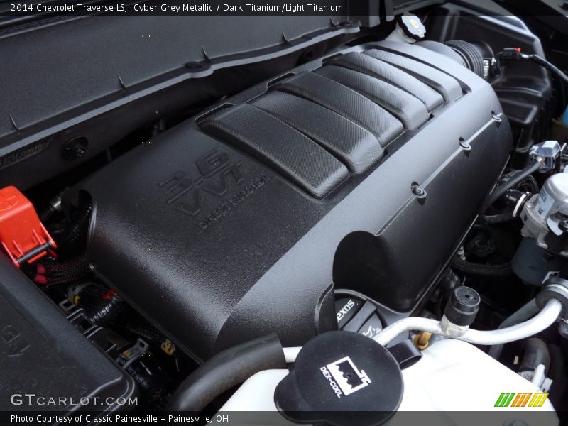 Cyber Grey Metallic / Dark Titanium/Light Titanium 2014 Chevrolet Traverse LS
