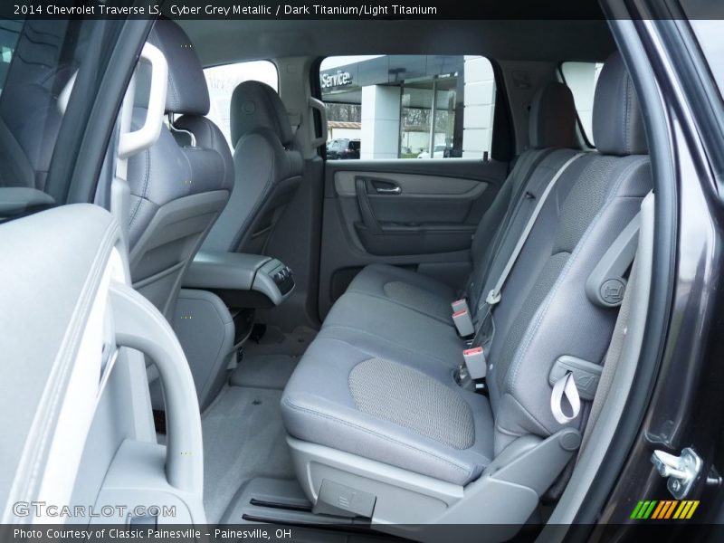 Cyber Grey Metallic / Dark Titanium/Light Titanium 2014 Chevrolet Traverse LS