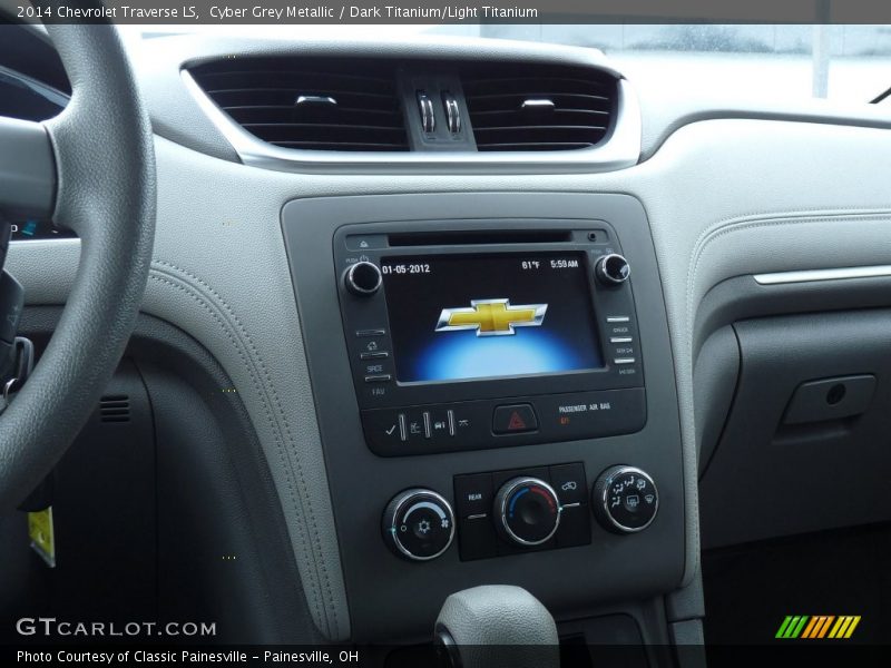 Cyber Grey Metallic / Dark Titanium/Light Titanium 2014 Chevrolet Traverse LS