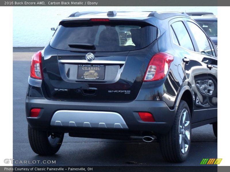 Carbon Black Metallic / Ebony 2016 Buick Encore AWD