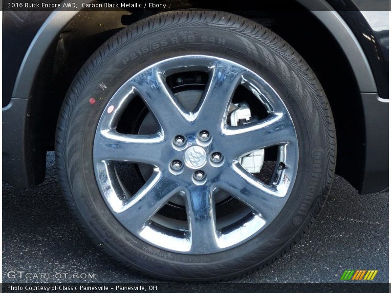 Carbon Black Metallic / Ebony 2016 Buick Encore AWD