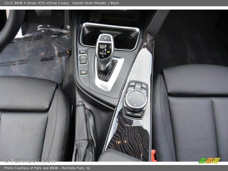 Glacier Silver Metallic / Black 2015 BMW 4 Series 435i xDrive Coupe