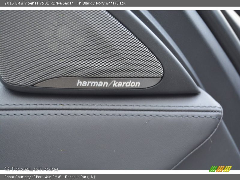 Jet Black / Ivory White/Black 2015 BMW 7 Series 750Li xDrive Sedan