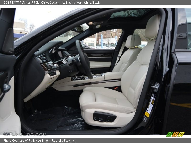 Front Seat of 2015 7 Series 750Li xDrive Sedan