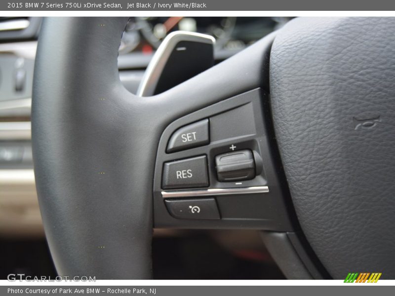Jet Black / Ivory White/Black 2015 BMW 7 Series 750Li xDrive Sedan