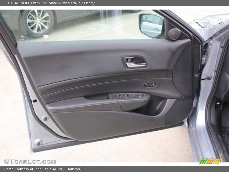 Slate Silver Metallic / Ebony 2016 Acura ILX Premium
