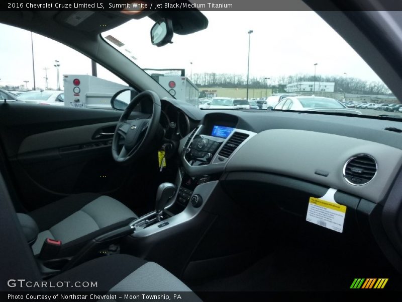 Summit White / Jet Black/Medium Titanium 2016 Chevrolet Cruze Limited LS