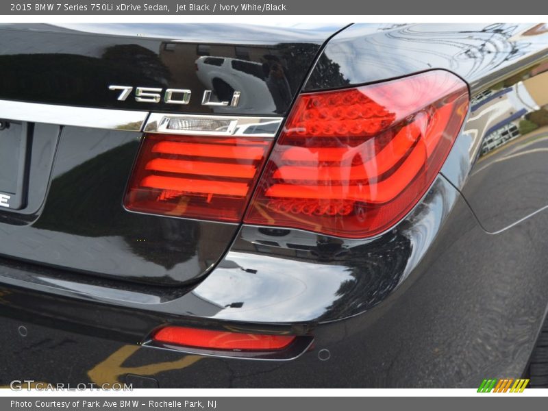 Jet Black / Ivory White/Black 2015 BMW 7 Series 750Li xDrive Sedan