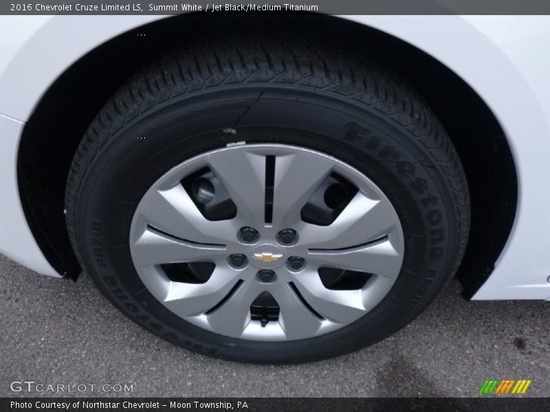 Summit White / Jet Black/Medium Titanium 2016 Chevrolet Cruze Limited LS