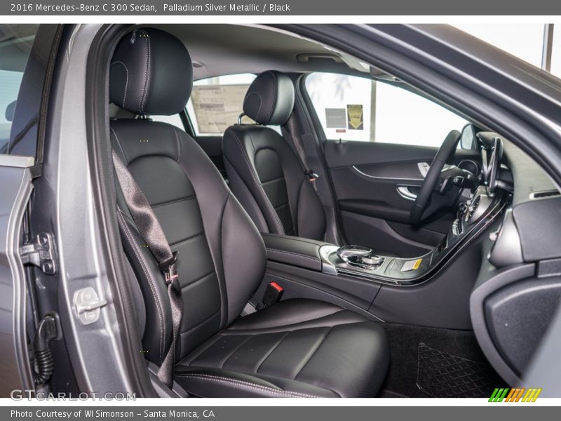 Palladium Silver Metallic / Black 2016 Mercedes-Benz C 300 Sedan