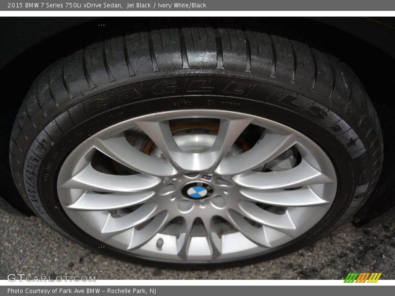 Jet Black / Ivory White/Black 2015 BMW 7 Series 750Li xDrive Sedan