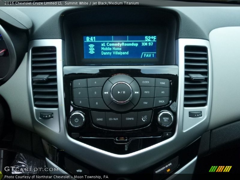 Summit White / Jet Black/Medium Titanium 2016 Chevrolet Cruze Limited LS