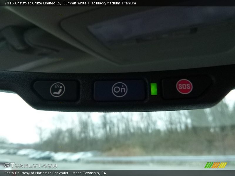 Summit White / Jet Black/Medium Titanium 2016 Chevrolet Cruze Limited LS