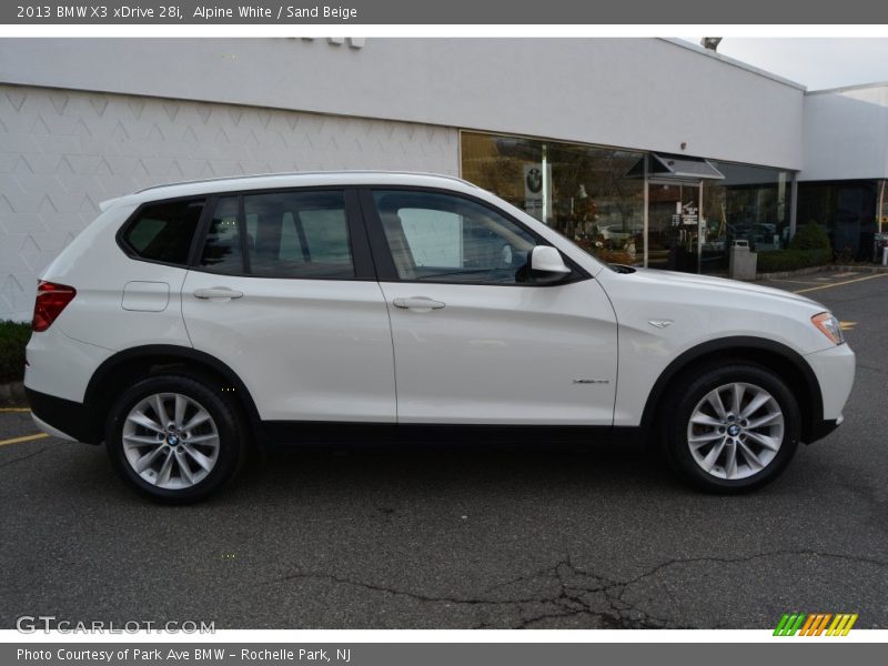 Alpine White / Sand Beige 2013 BMW X3 xDrive 28i