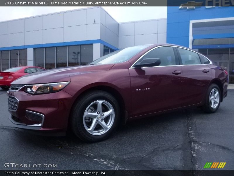 Butte Red Metallic / Dark Atmosphere/Medium Ash Gray 2016 Chevrolet Malibu LS