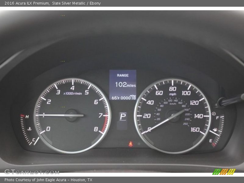 Slate Silver Metallic / Ebony 2016 Acura ILX Premium