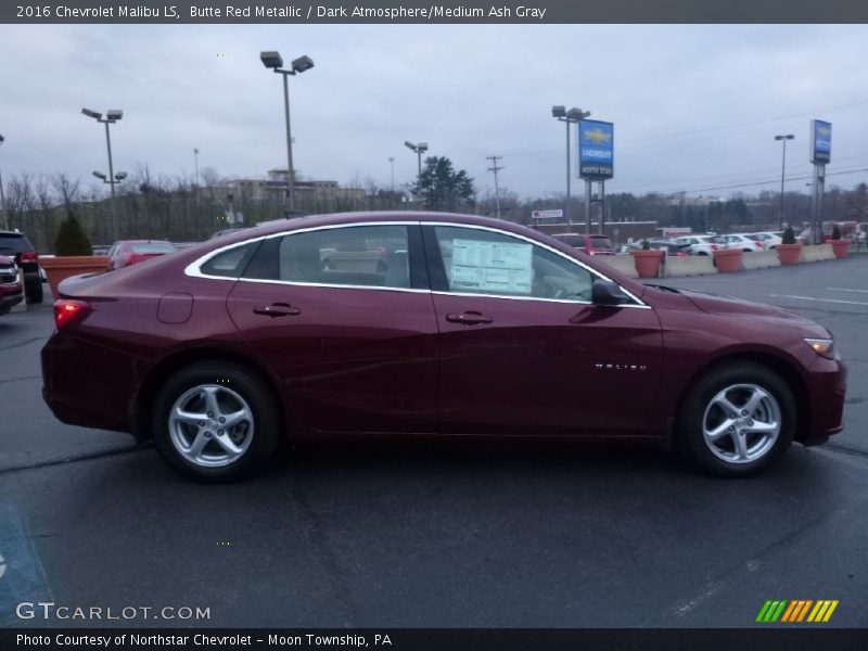 Butte Red Metallic / Dark Atmosphere/Medium Ash Gray 2016 Chevrolet Malibu LS