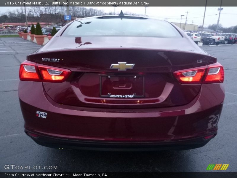 Butte Red Metallic / Dark Atmosphere/Medium Ash Gray 2016 Chevrolet Malibu LS