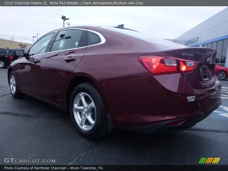 Butte Red Metallic / Dark Atmosphere/Medium Ash Gray 2016 Chevrolet Malibu LS