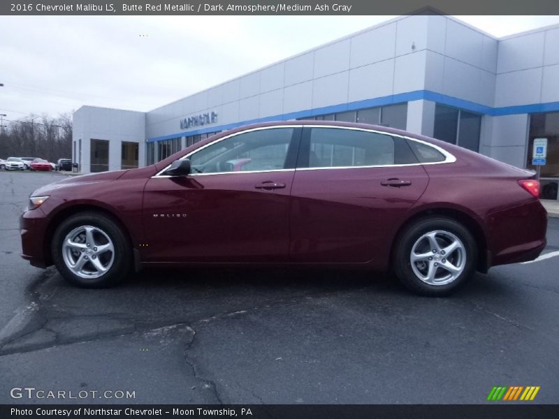 Butte Red Metallic / Dark Atmosphere/Medium Ash Gray 2016 Chevrolet Malibu LS