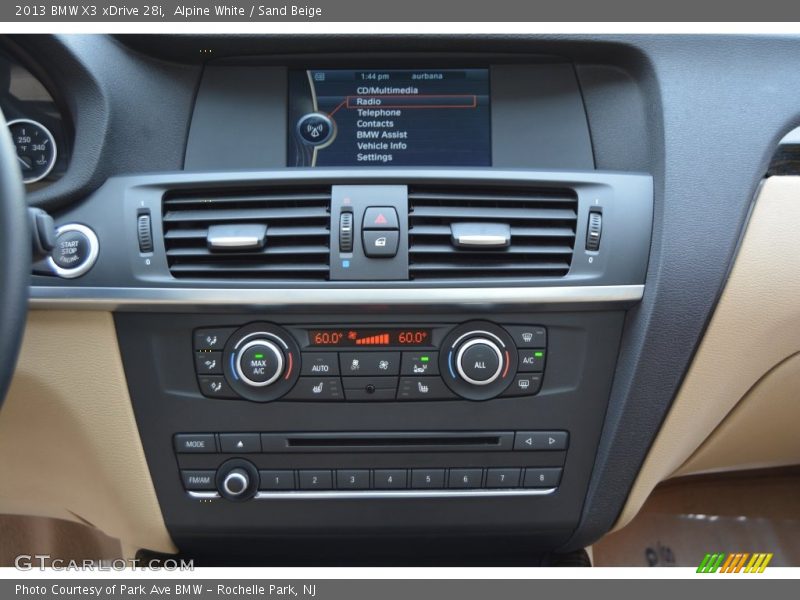 Alpine White / Sand Beige 2013 BMW X3 xDrive 28i