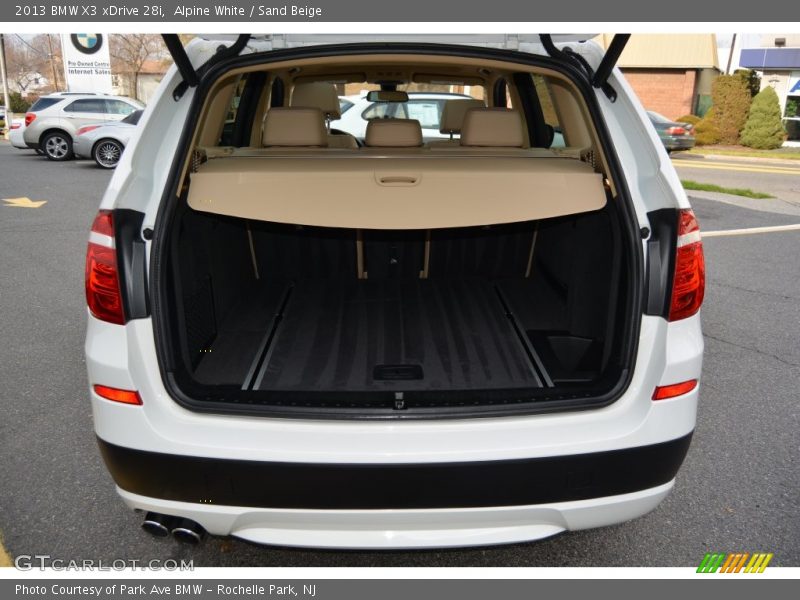 Alpine White / Sand Beige 2013 BMW X3 xDrive 28i
