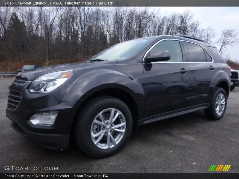 Tungsten Metallic / Jet Black 2016 Chevrolet Equinox LT AWD