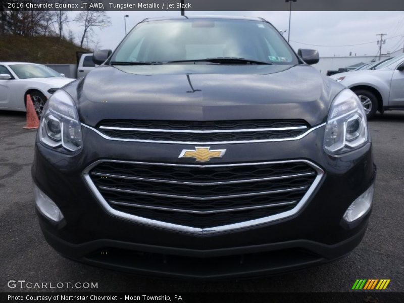 Tungsten Metallic / Jet Black 2016 Chevrolet Equinox LT AWD