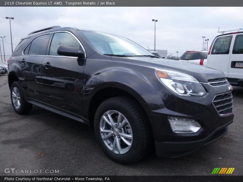 Tungsten Metallic / Jet Black 2016 Chevrolet Equinox LT AWD