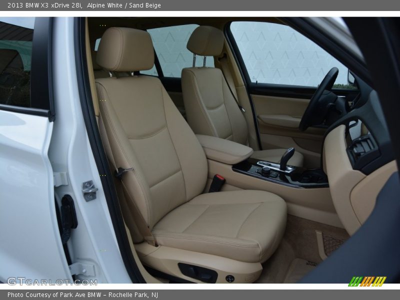 Alpine White / Sand Beige 2013 BMW X3 xDrive 28i